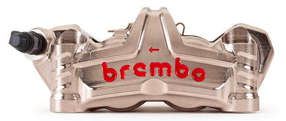 Brembo Radial Calipers GP4 MS CNC 100mm Mount, Left & Right Calipers [Nickel finish]