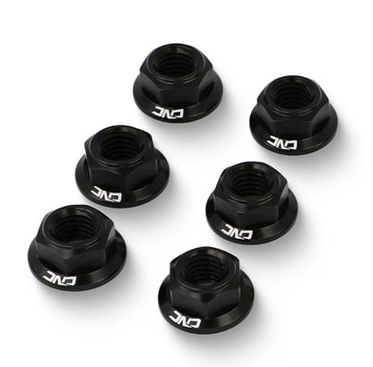 CNC Racing Billet 6x Nuts - 6xM8x1,25 Aluminum nuts [MV Agusta]