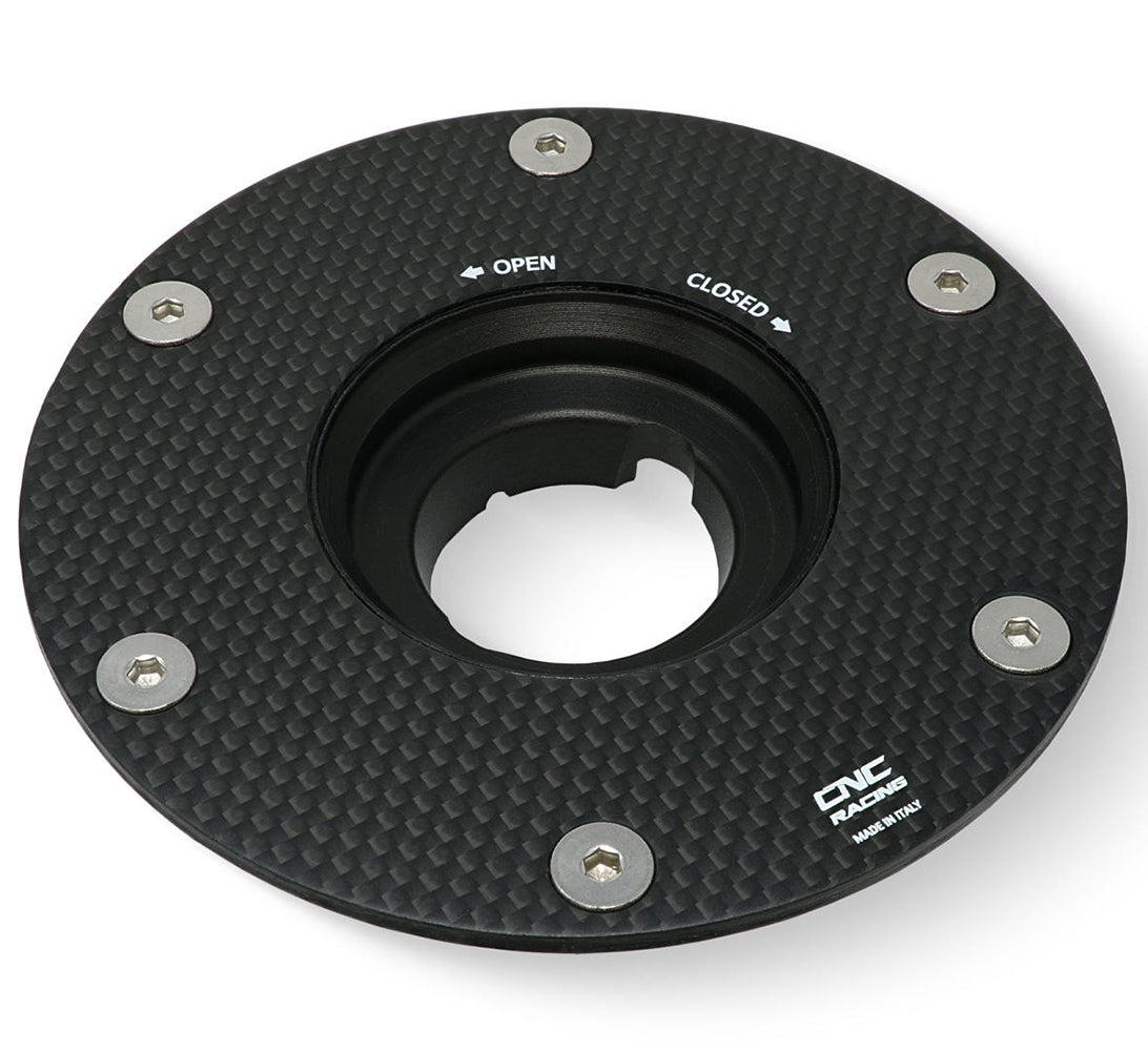 CNC Racing Aluminum Gas Cap Flange ONLY [Ducati Multistrada, Hypermotard 950, Diavel 1260/S]
