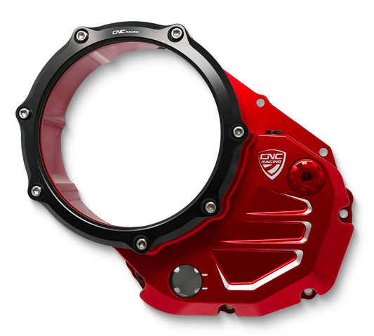 CNC Racing Ducati Clear Wet Clutch Cover [Ducati]