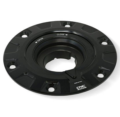 CNC Racing Aluminum Gas Cap Flange ONLY [Ducati Multistrada, Hypermotard 950, Diavel 1260/S]