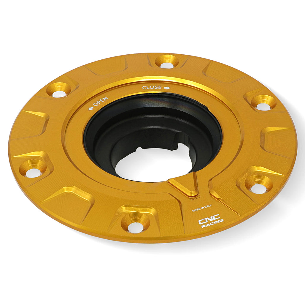 CNC Racing Aluminum Gas Cap Flange ONLY [Ducati Multistrada, Hypermotard 950, Diavel 1260/S]