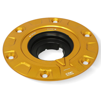 CNC Racing Aluminum Gas Cap Flange ONLY [Ducati Multistrada, Hypermotard 950, Diavel 1260/S]