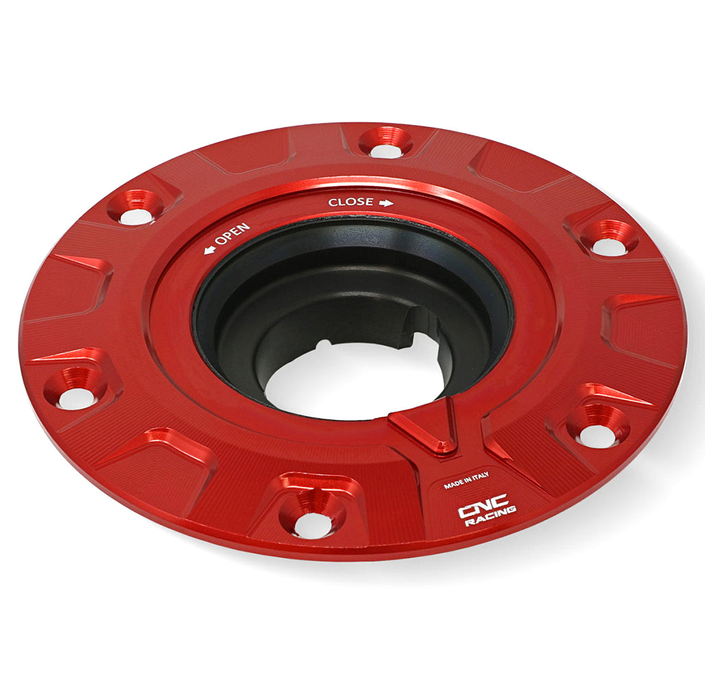 CNC Racing Aluminum Gas Cap Flange ONLY [Ducati Multistrada, Hypermotard 950, Diavel 1260/S]