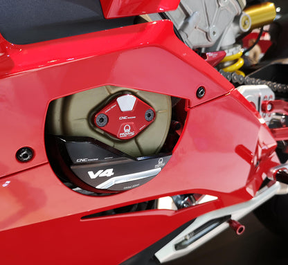 CNC Racing Alternator Cover Guard - Pramac MotoGP Limited Edition [Panigale V4, Streetfighter V4]
