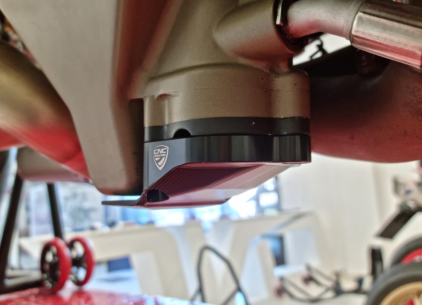 CNC Racing Oil Pan Guard [Panigale V4, Streetfighter V4]