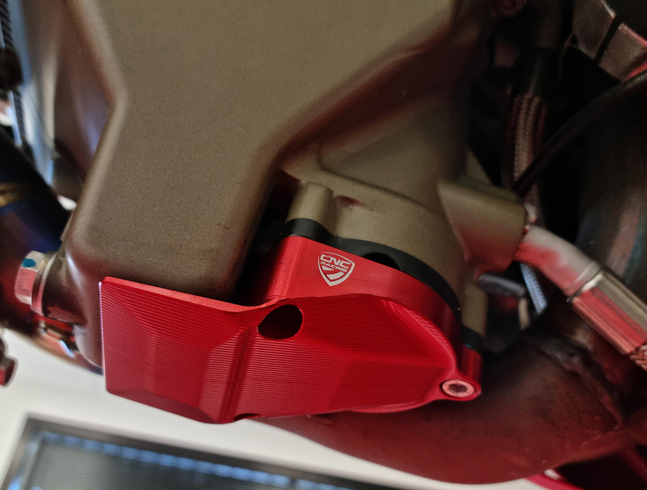 CNC Racing Oil Pan Guard [Panigale V4, Streetfighter V4]
