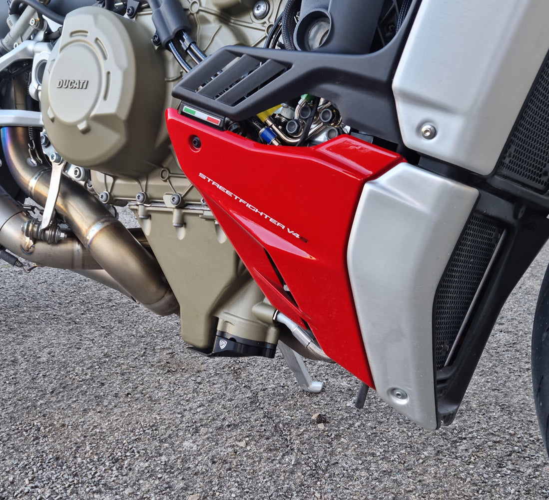 CNC Racing Oil Pan Guard [Panigale V4, Streetfighter V4]