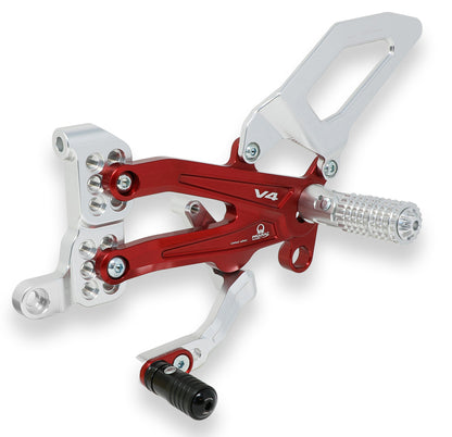 CNC Racing Adjustable Rearset - Team Pramac MotoGP LE [Streetfighter V4/S]
