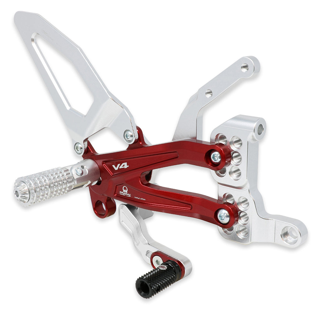 CNC Racing Adjustable Rearset - Team Pramac MotoGP LE [Streetfighter V4/S]