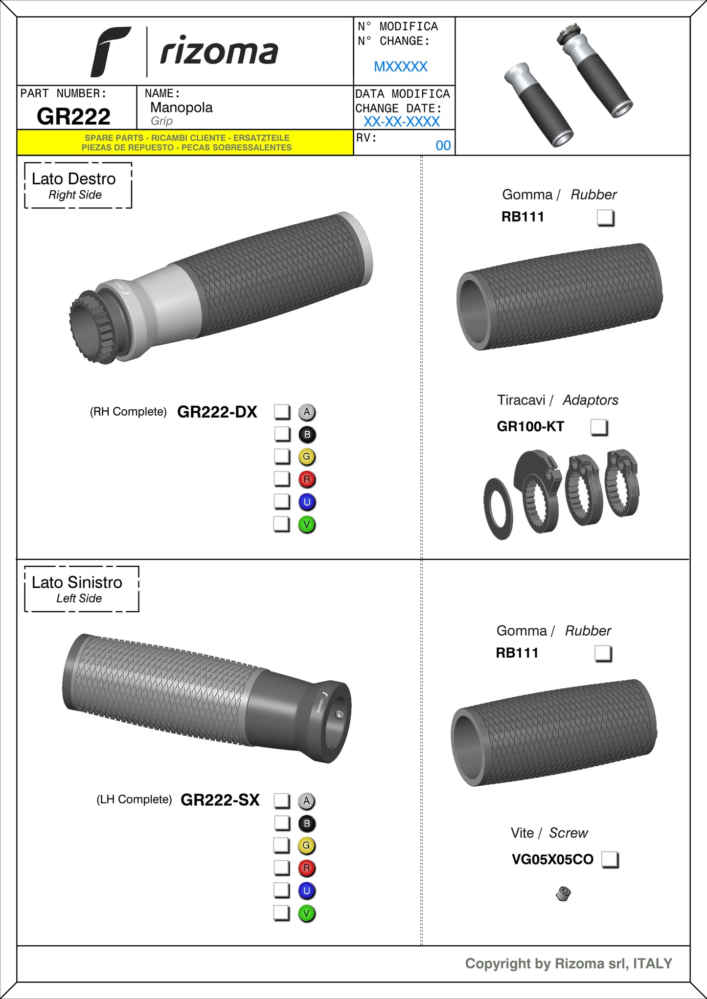 Rizoma Grips - Urlo [Universal]