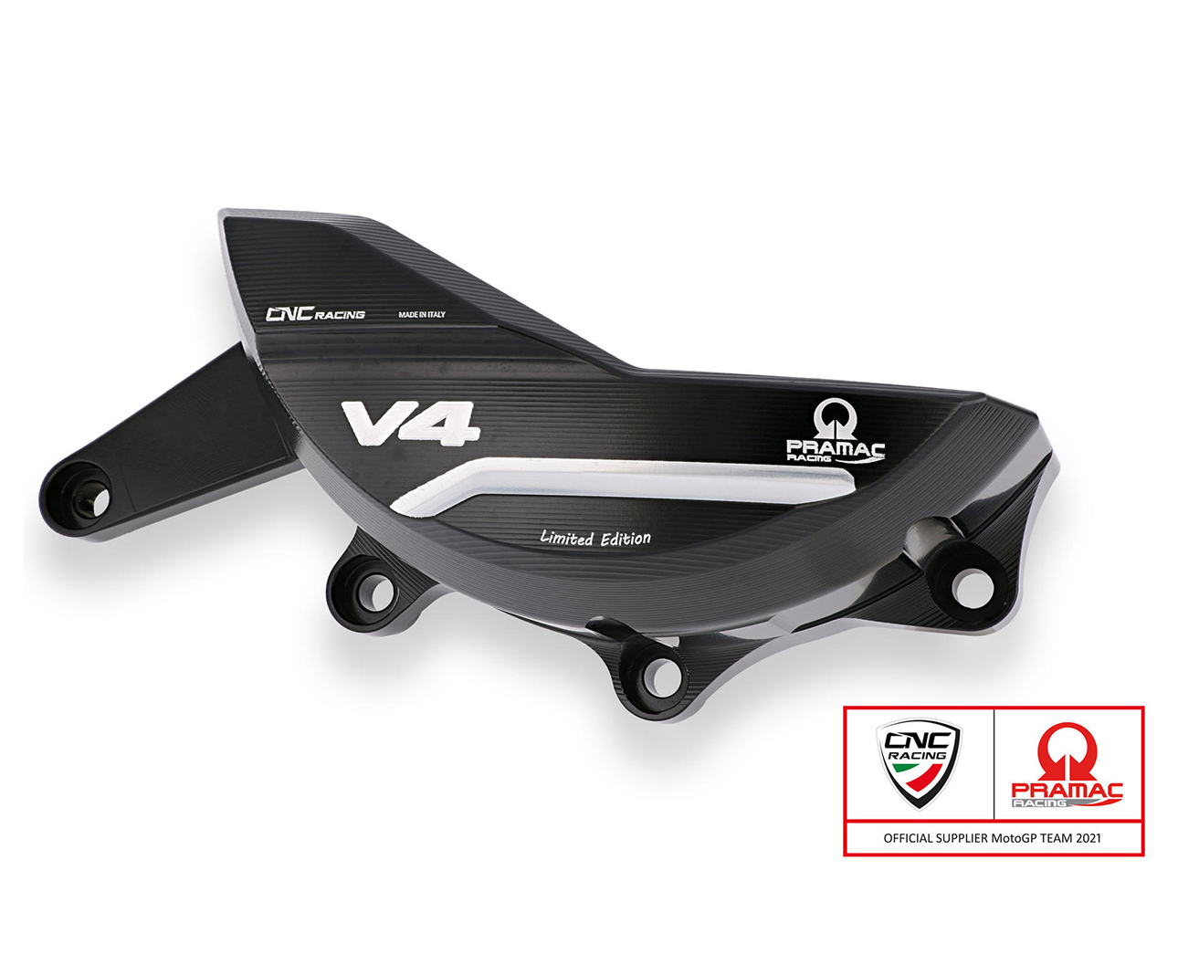 CNC Racing Alternator Cover Guard - Pramac MotoGP Limited Edition [Panigale V4, Streetfighter V4]