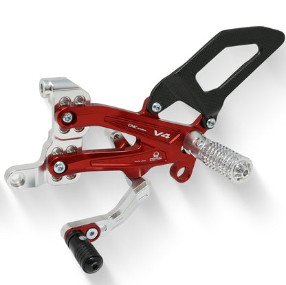CNC Racing Adjustable Rearset - Team Pramac MotoGP LE [Streetfighter V4/S]