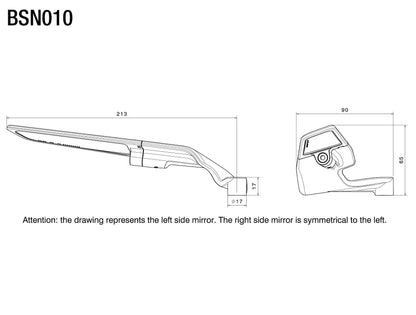 Rizoma Stealth Mirror [FOR ALL NAKED BIKES]