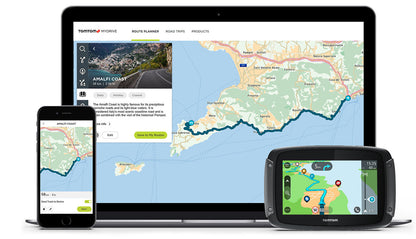 TomTom RIDER 550 World Maps Motorcycle and Car Navigator
